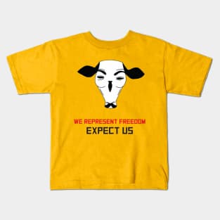 Anonymous cow Kids T-Shirt